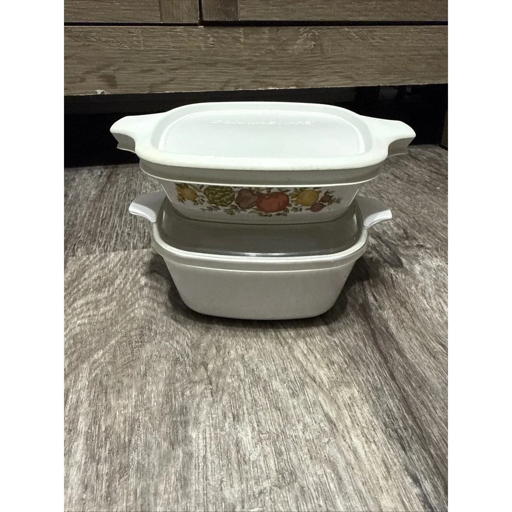Vintage Corning Ware Spice O Life Casserole‎ Set With Lids USA
