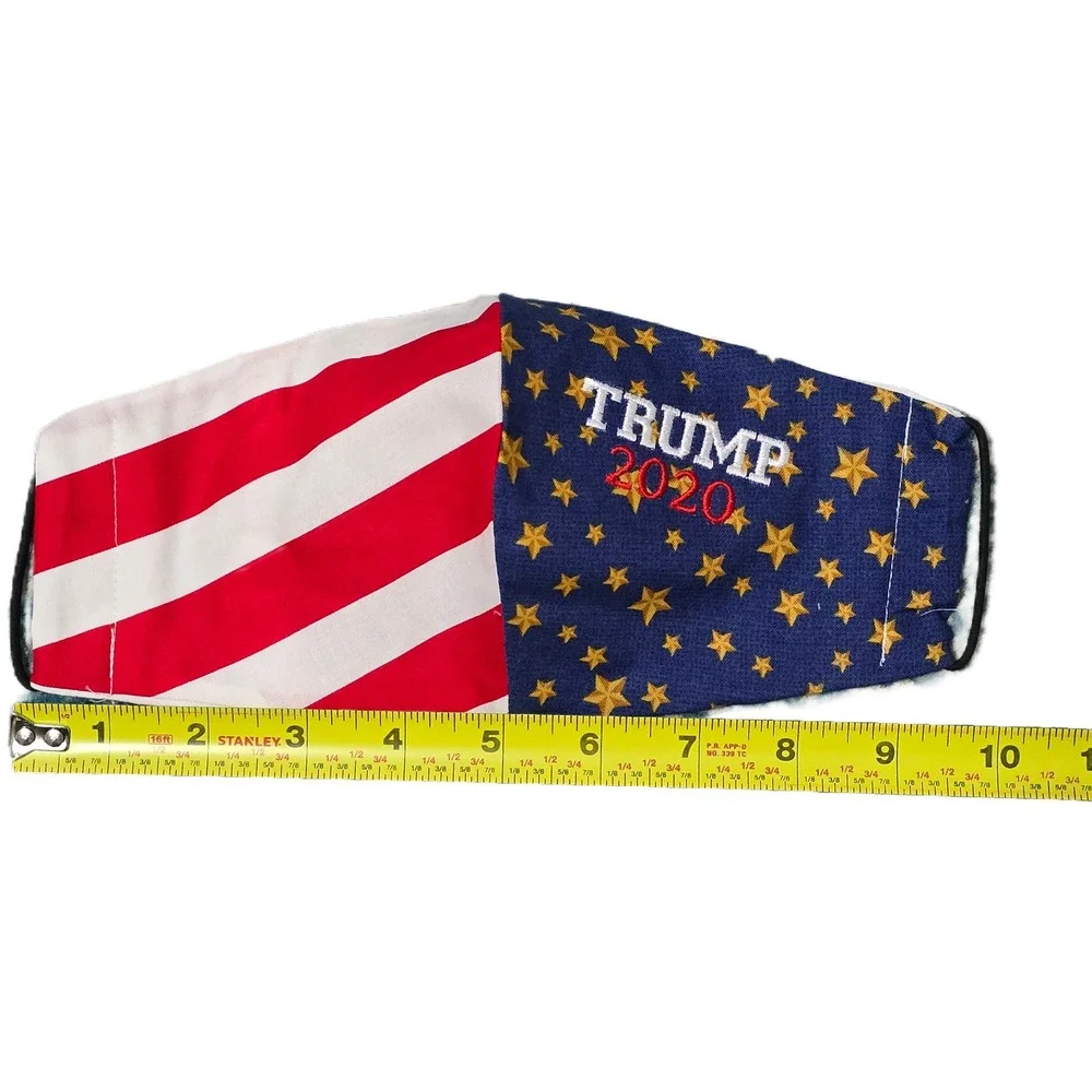 Trump 2020 American Flag Face Mask Patriotic Reusable Patriotic‎ (AD)