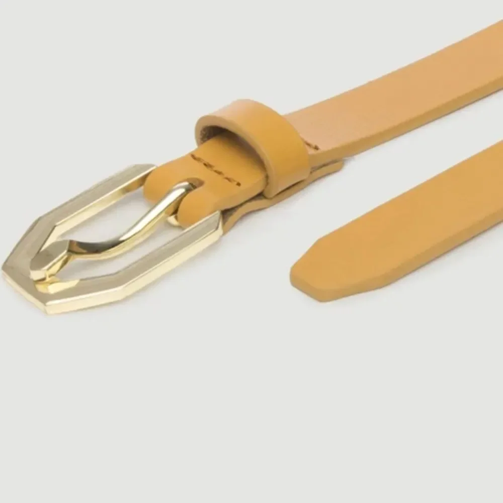 Frame Le Polygon Belt in Caramel NWT XS