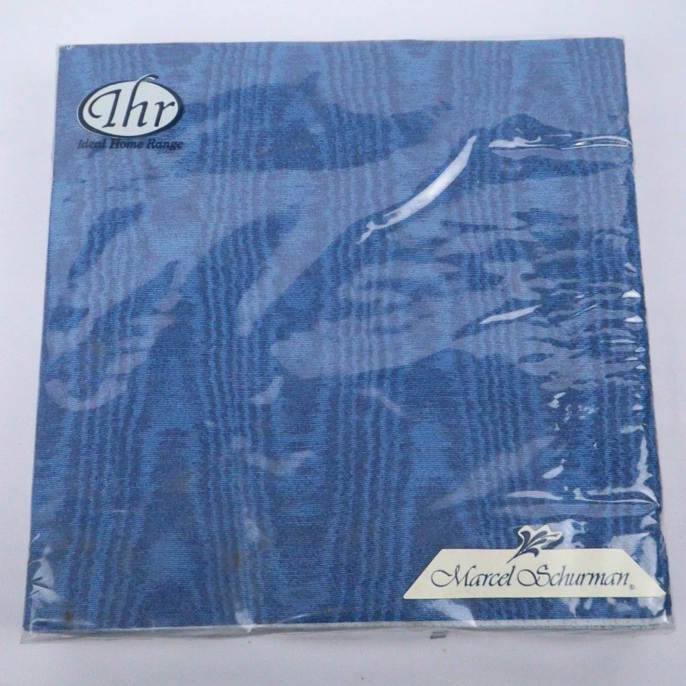 VTG 90s Southwest Aztec Ikat Colorful Luncheon & Cocktail Napkins (4) IHR Lot‎