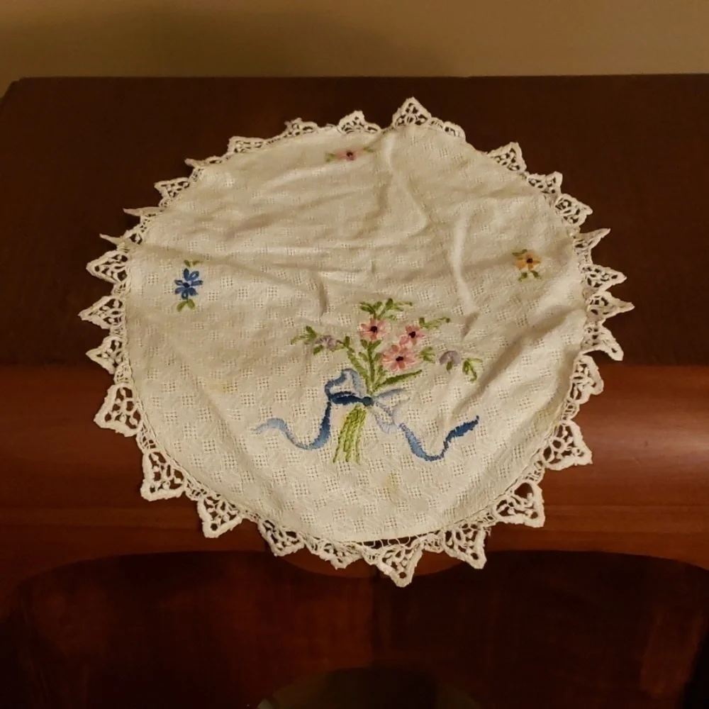 Vintage handmade doily