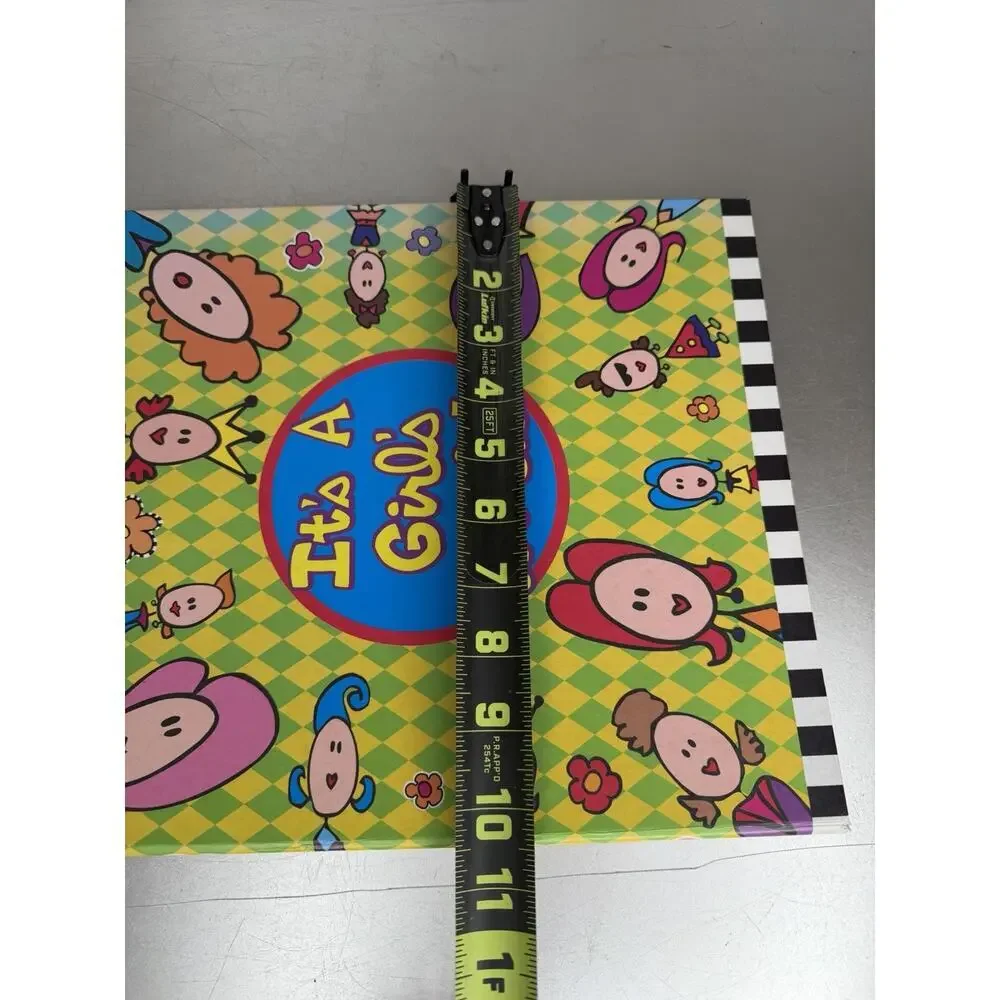 Vintage Y2K “It’s A Girls World” 3 Ring Binder By 2 Grrrls Organizer Colorful