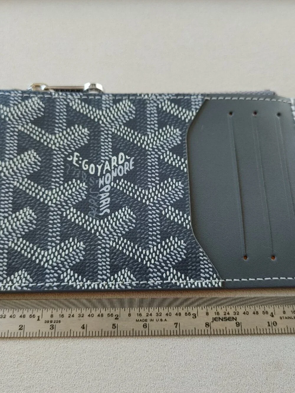 Goyard bourbon zipper