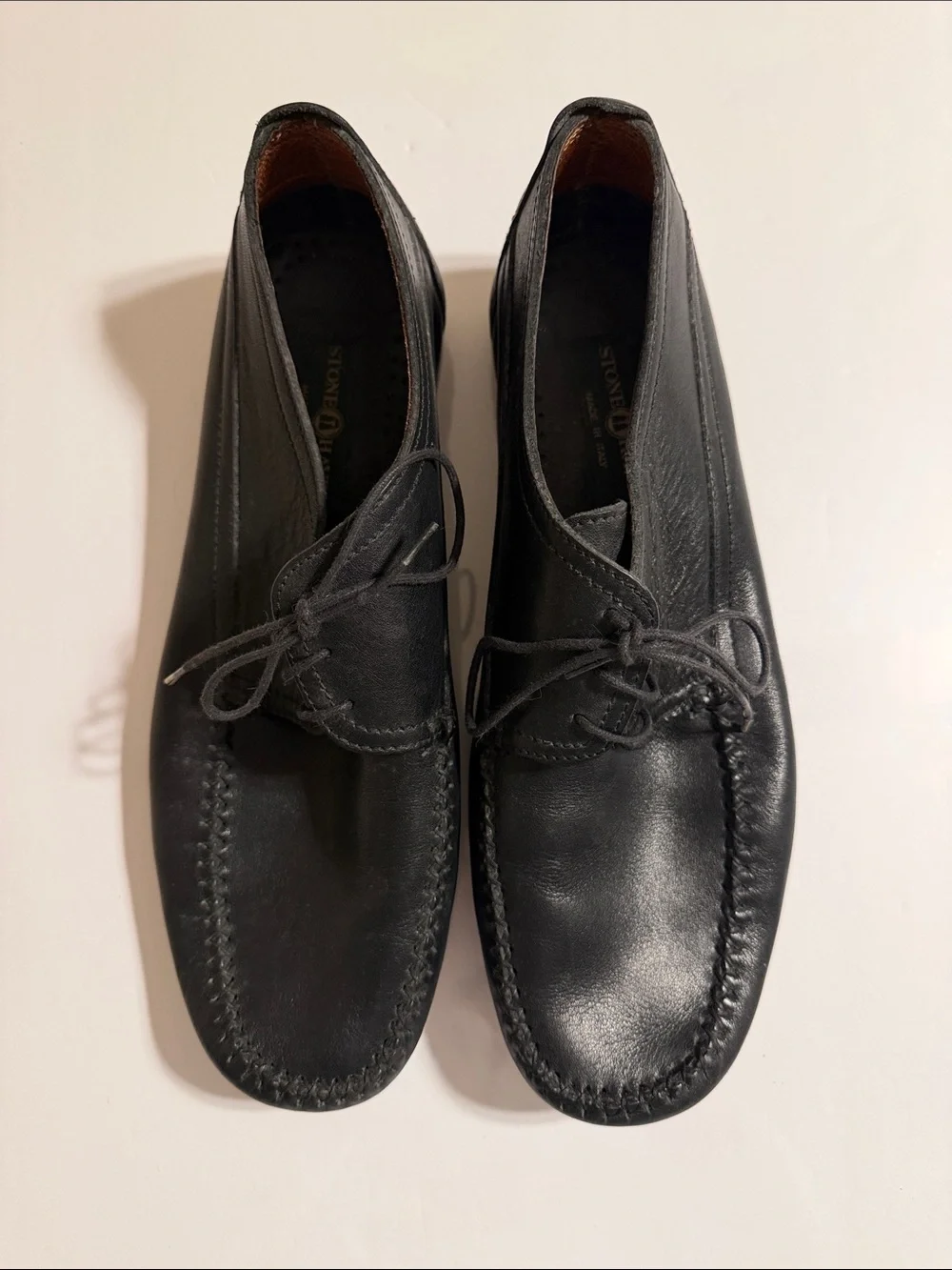 Soldini black leather