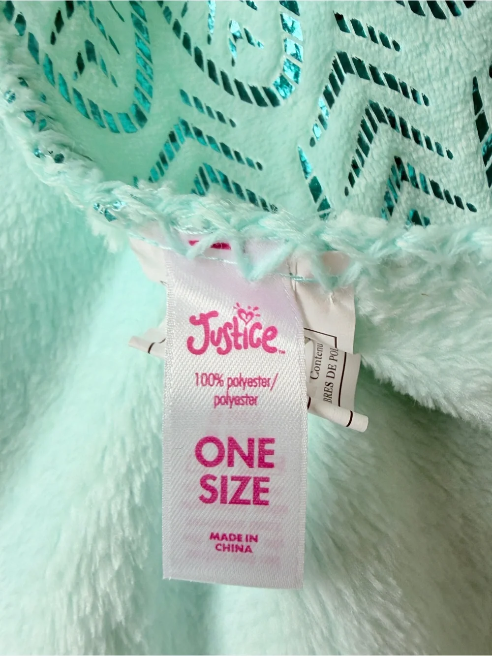Justice aqua teal