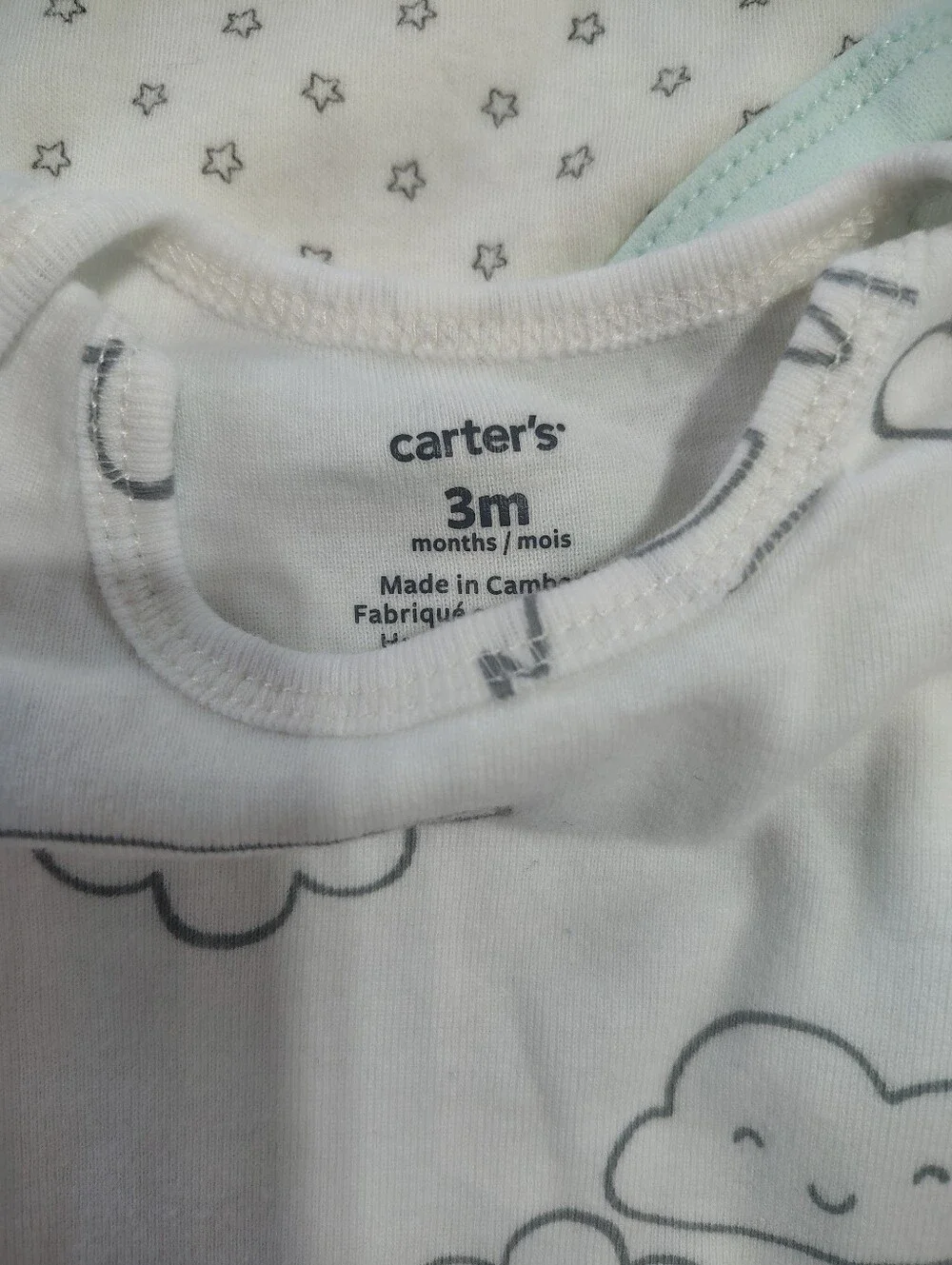 Carter's Little Planet Okie Dokie Gender Neutral Bodysuit Bundle 6pc 3M - 6M