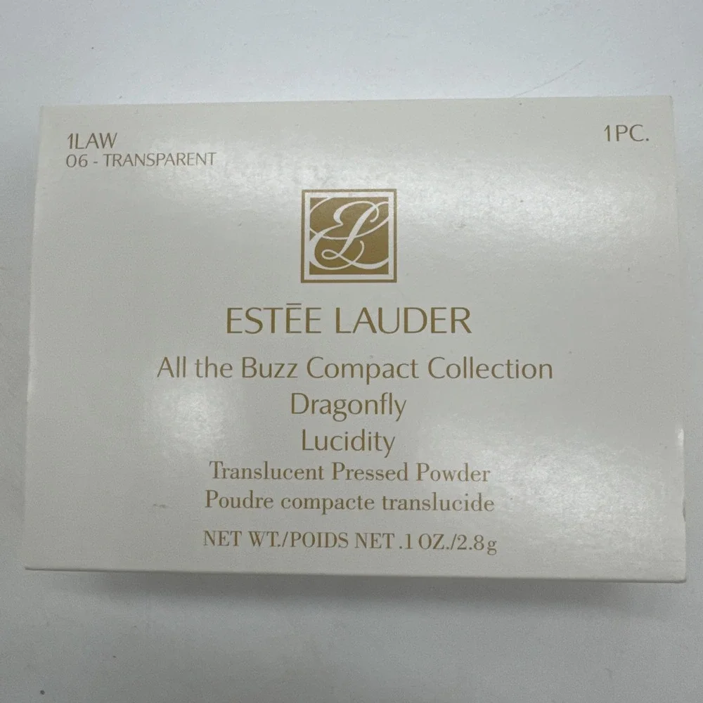 Estee Lauder All the Buzz Compact Collection Dragonfly Press Powder w/Box HTF