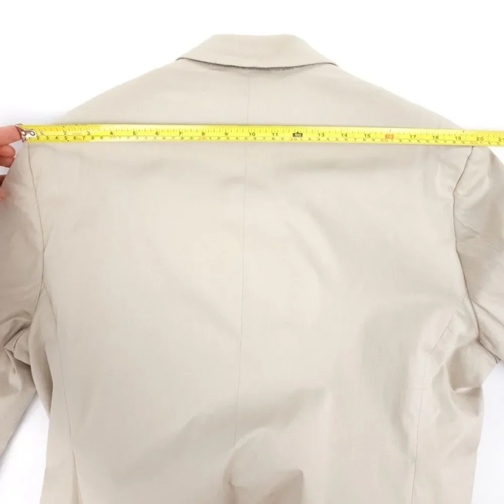 NWT Theory Kris Two Button Blazer Suit Jacket Taupe Cream Old Money Quiet Luxury