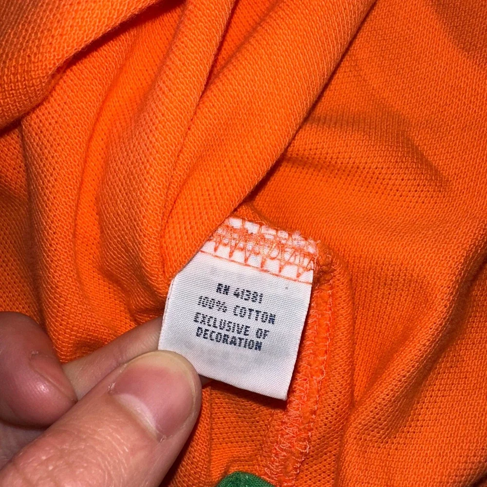 Polo Ralph Lauren Mens Orange Yacht Club 1st Class Nautical Polo Shirt Large NWT