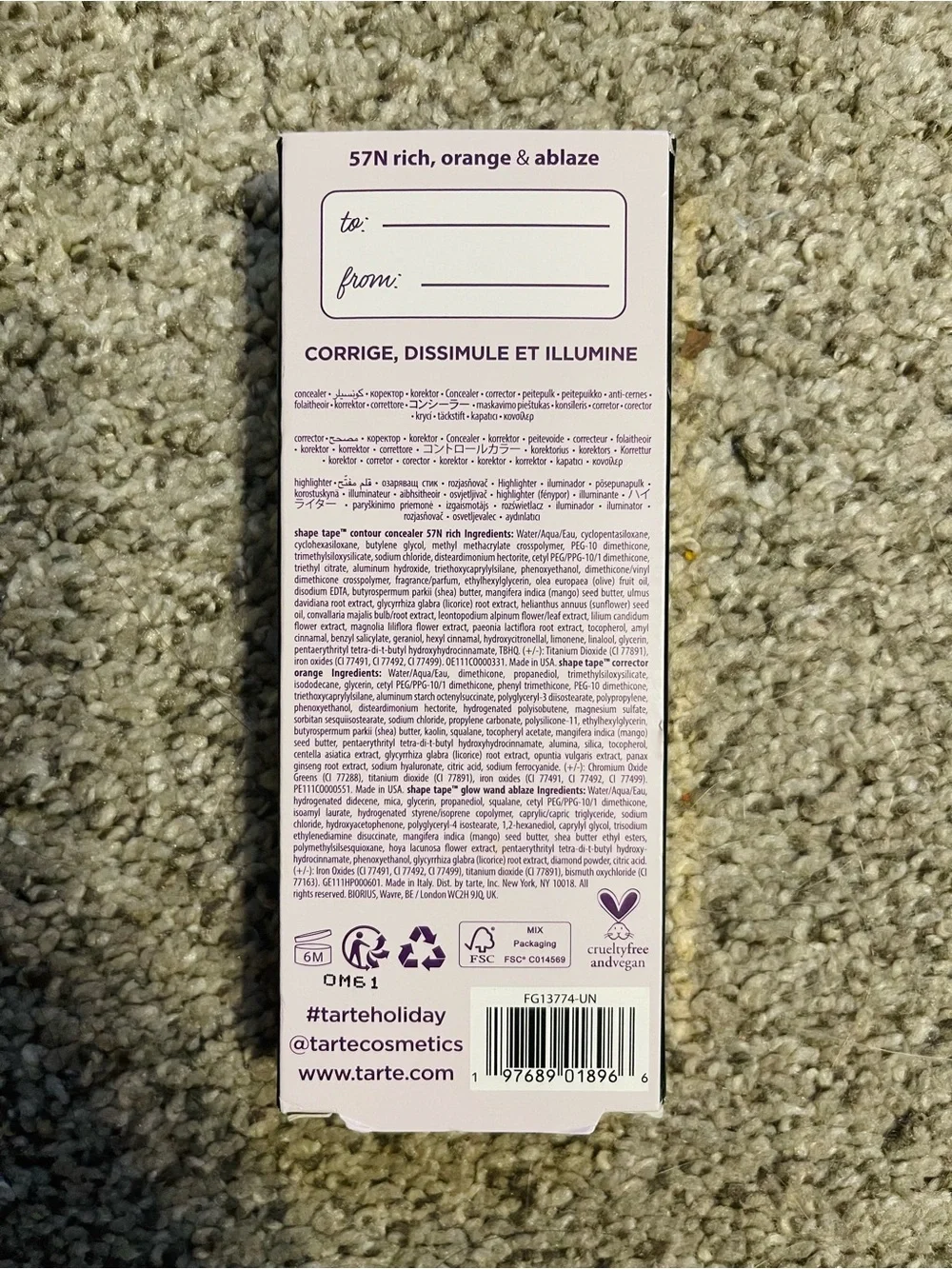 tarte achieve full