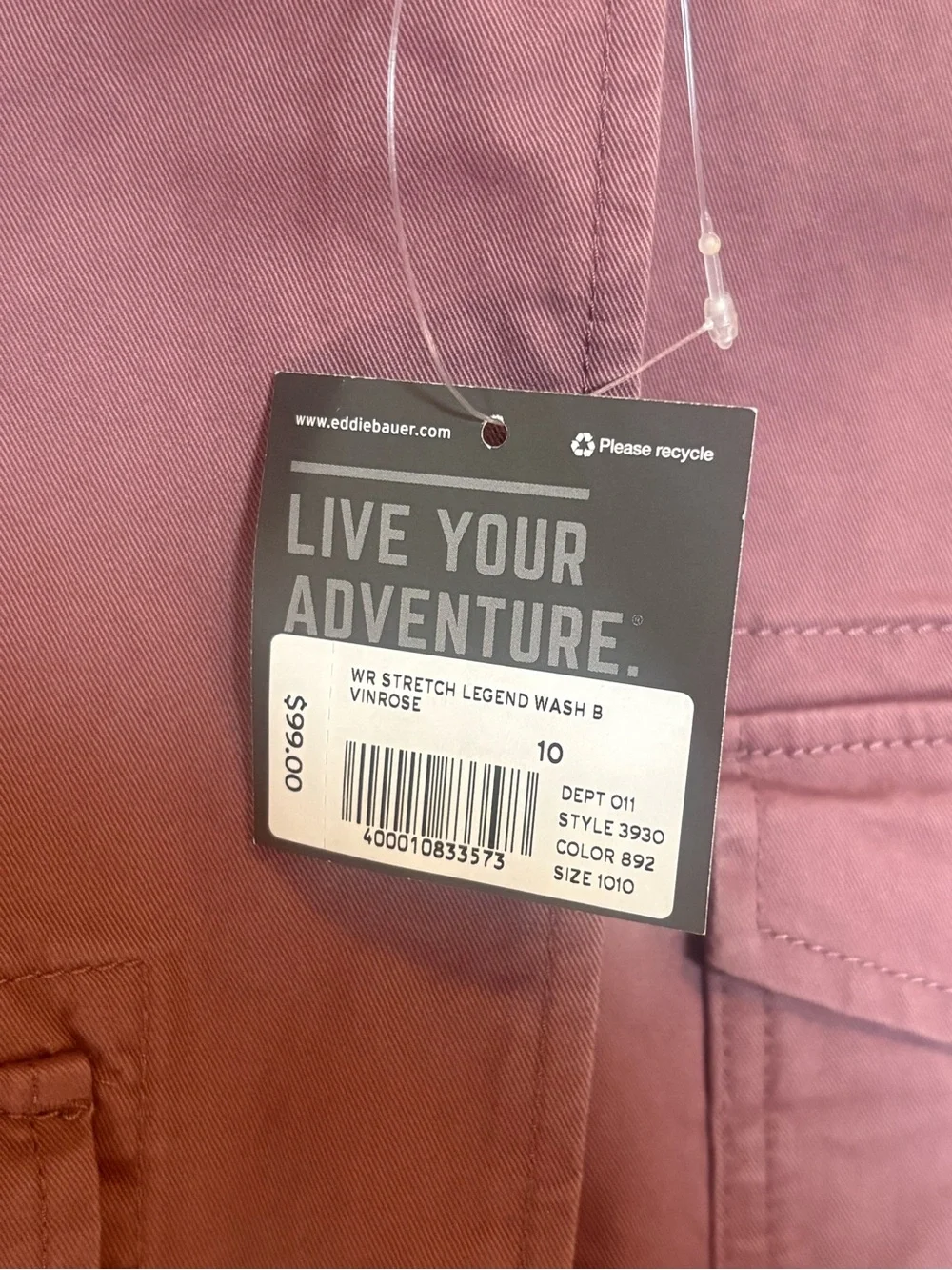 Eddie Bauer women’s measurements