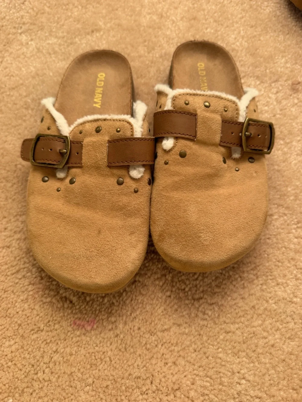 Old Navy Girls Size 13 Fleece-Lined Winter Shoes Bundle —| Boots, Mules & Clogs