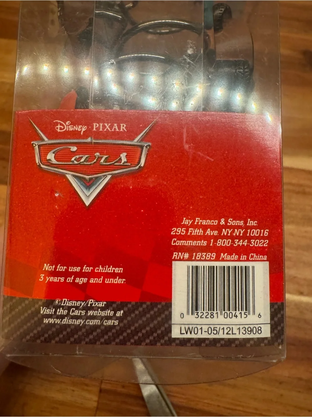 Disney Cars Themed Shower Curtain Hooks with Red, Blue, Brown Characters