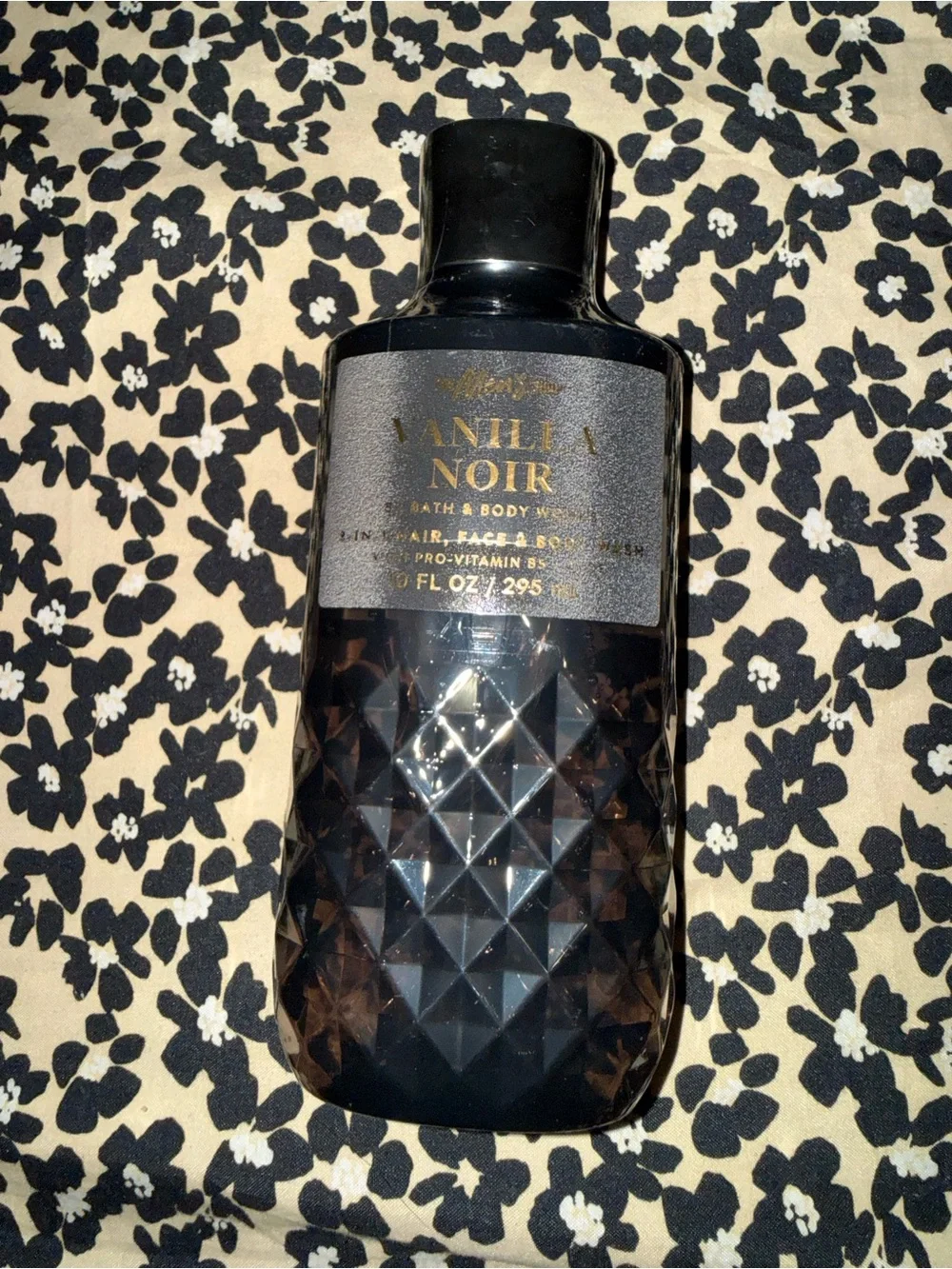 Bath & Body Works Vanilla Noir Black & Gold Body Care Trio