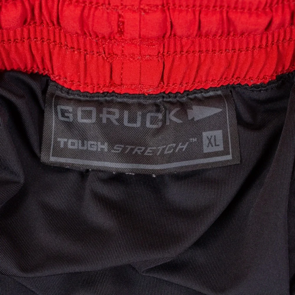 GORUCK Tough Stretch Training Shorts Mens XL Red Active Rucking Gym Workout 5in
