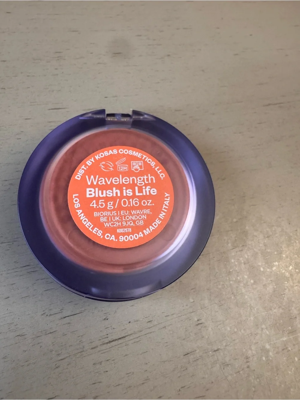 Kosas Blush Is Life - Warm Peach (Wavelength)