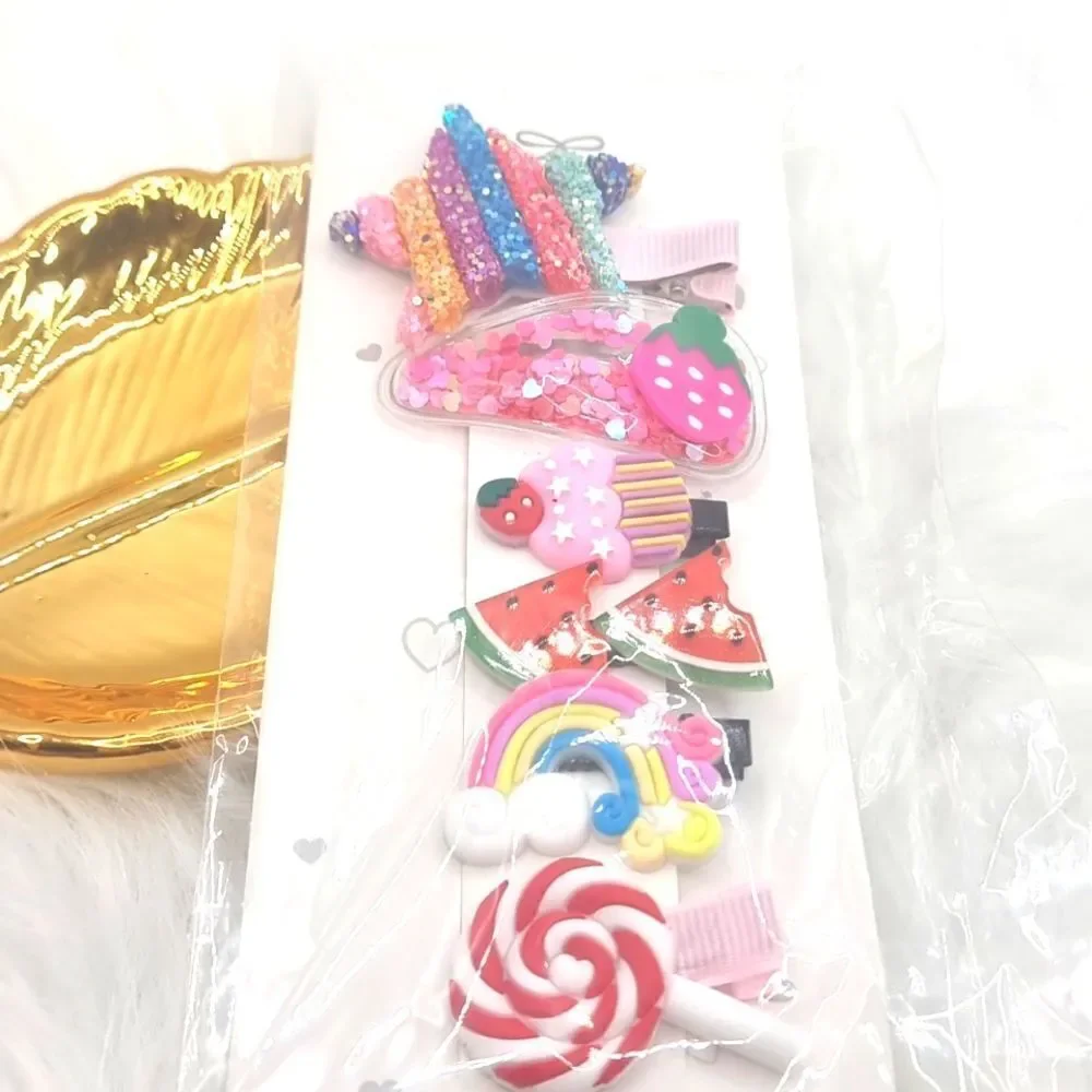 👋 6 pc  Summer Fun Girls Hair Clip Ser | Mix And Match 3/$20