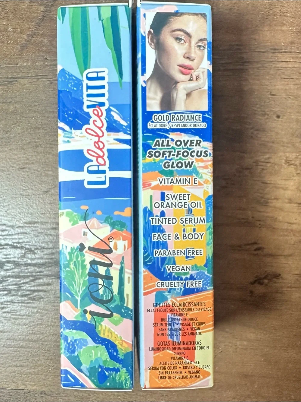Ioni 2pc LA DOLCE VITA Brightening Drops ~Luminosa~ (Gold Radiance) NEW