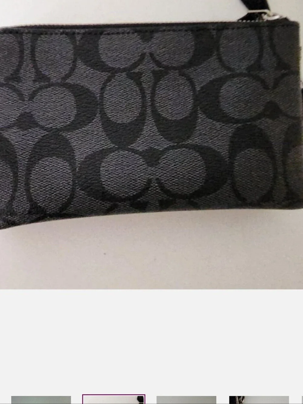 Coach compact wristlet