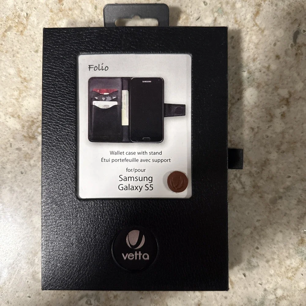 Vetta Folio Wallet‎ Case with Stand For Samsung Galaxy S5