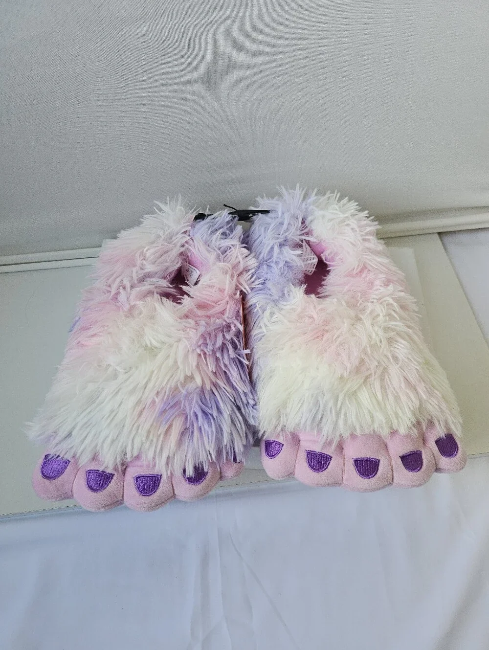 Wonder Nation Fuzzy Monster Slippers - Sizes 4/5 and 6 NEW