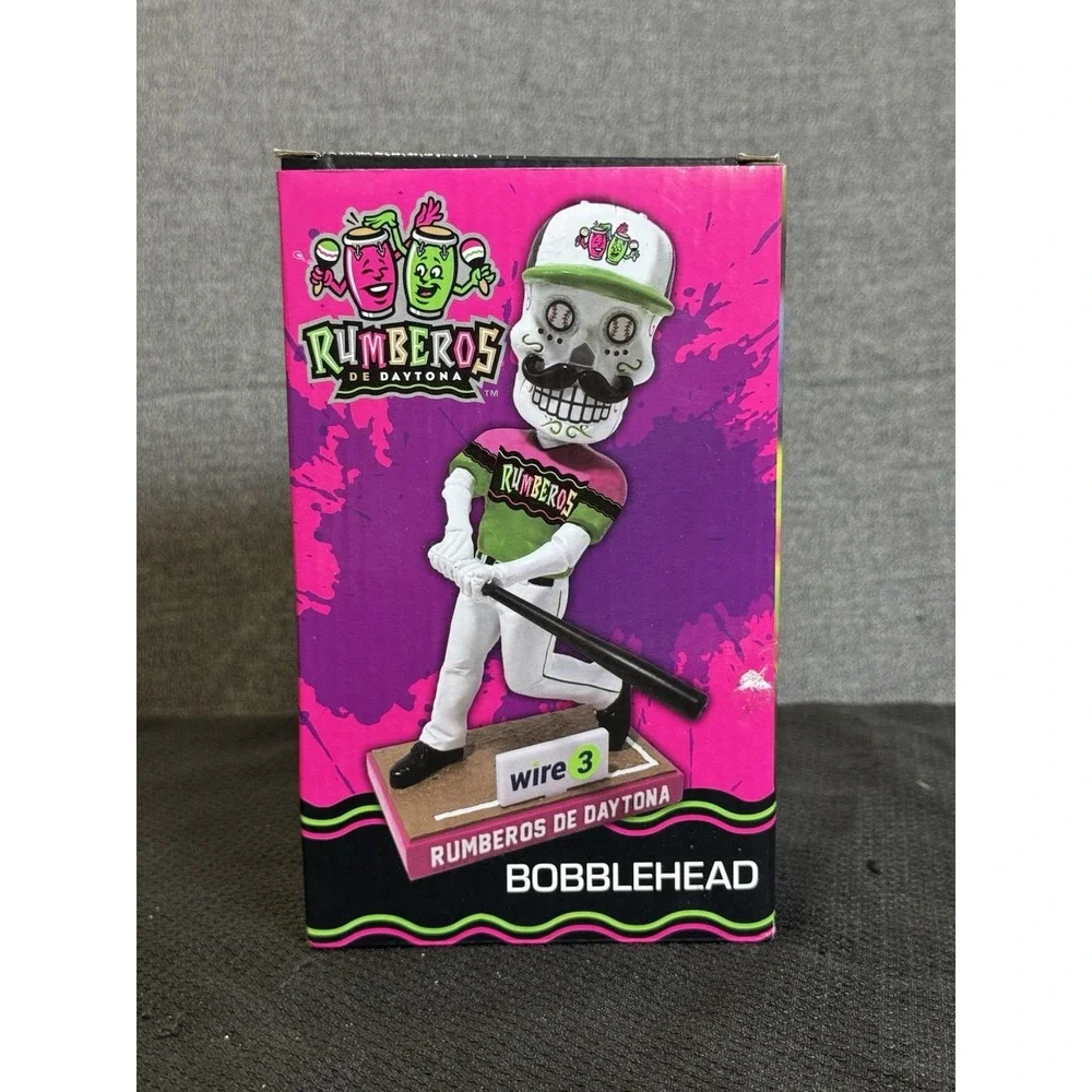 Sugar Skull Rumberos Of‎ Daytona Tortugas Bobblehead New In Box