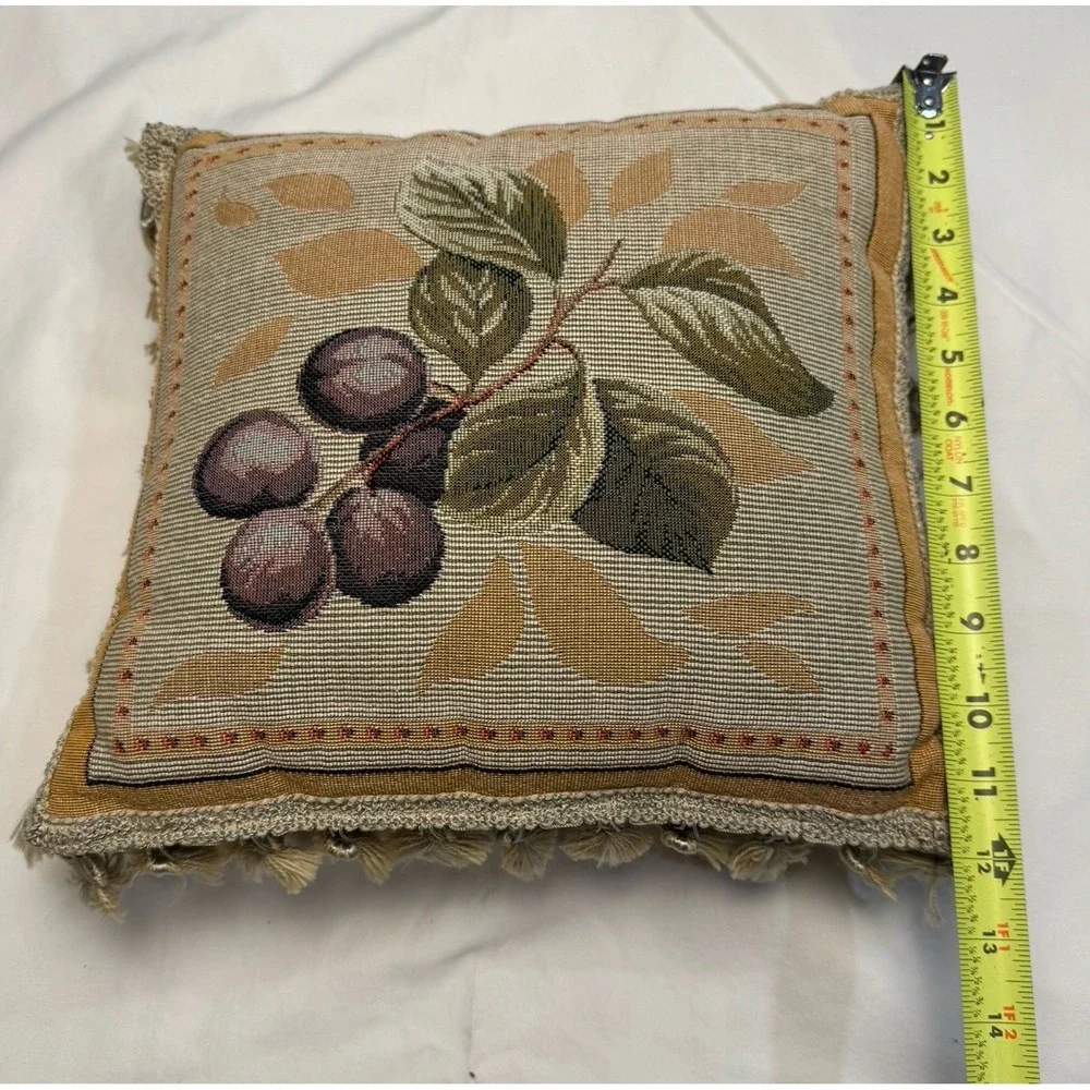 French‎ Country Pillow Velvet Back 12