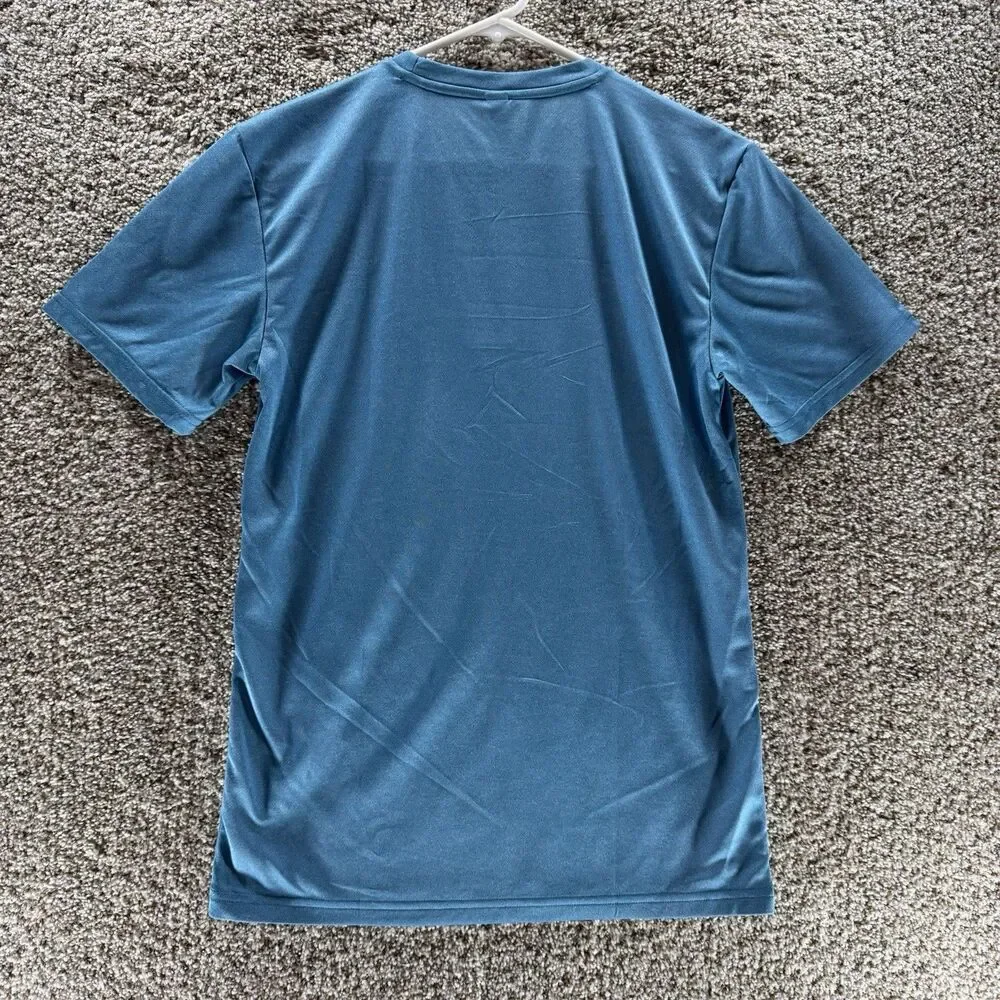 Adidas Shirt Mens Small Blue Climalite Tech Tee New With Tags Short Sleeve Adult