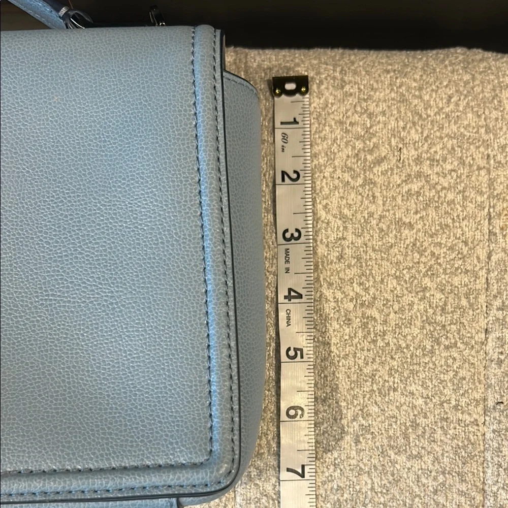 Kate Spade Blue Leather Crossbody Bag with Chain Strap