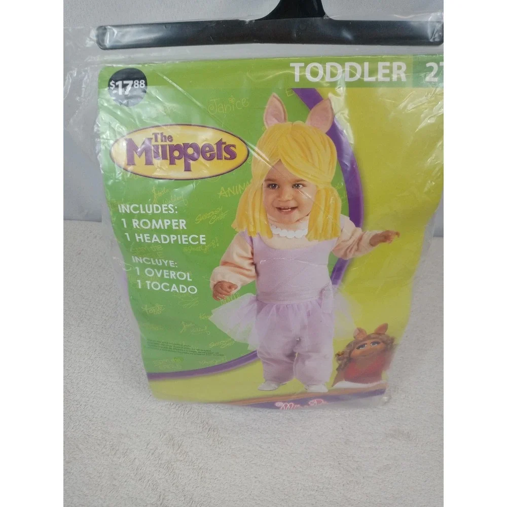The‎ Muppets Miss Piggy Toddler Halloween Costume 2T New in Package