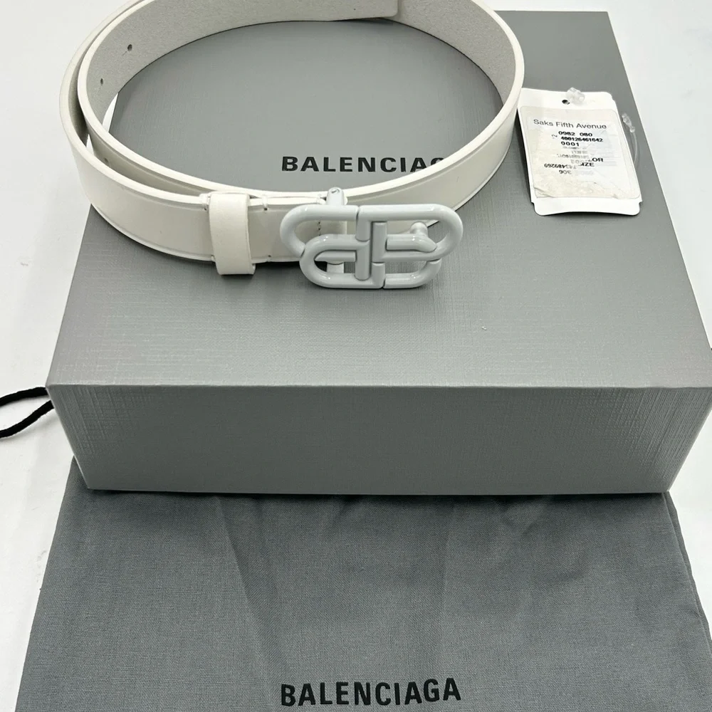 Balenciaga sleek white