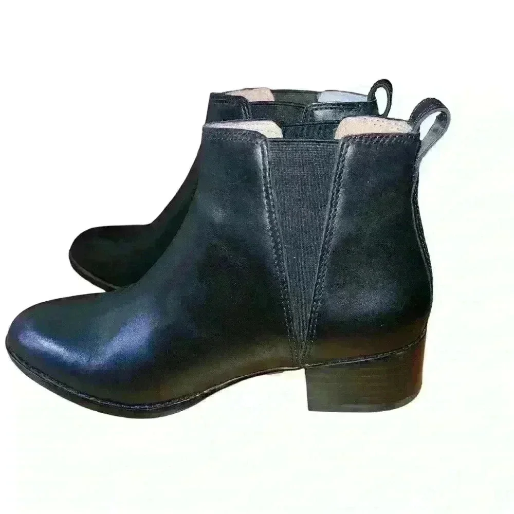 Madewell Leather Chelsea Ankle Boots