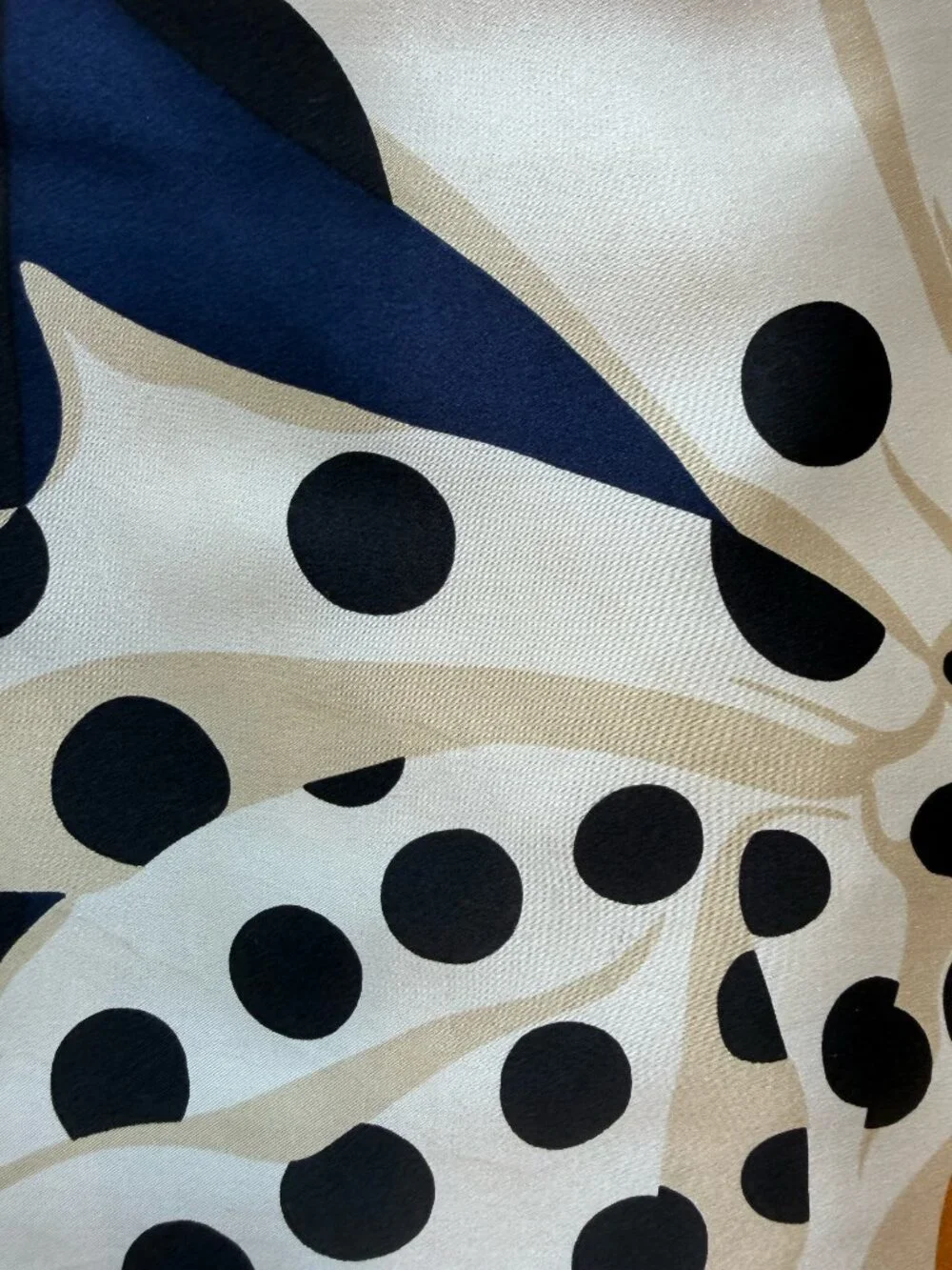 Vintage Christian Dior Hat & Bow Silk Scarf
