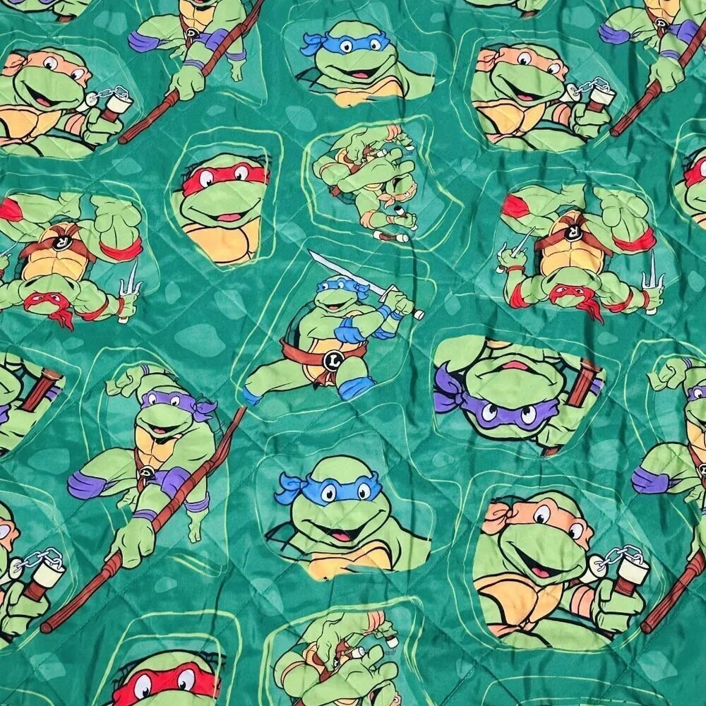 Nickelodeon Baby Teenage Mutant Ninja Turtles TMNT Throw Blanket 58”x42