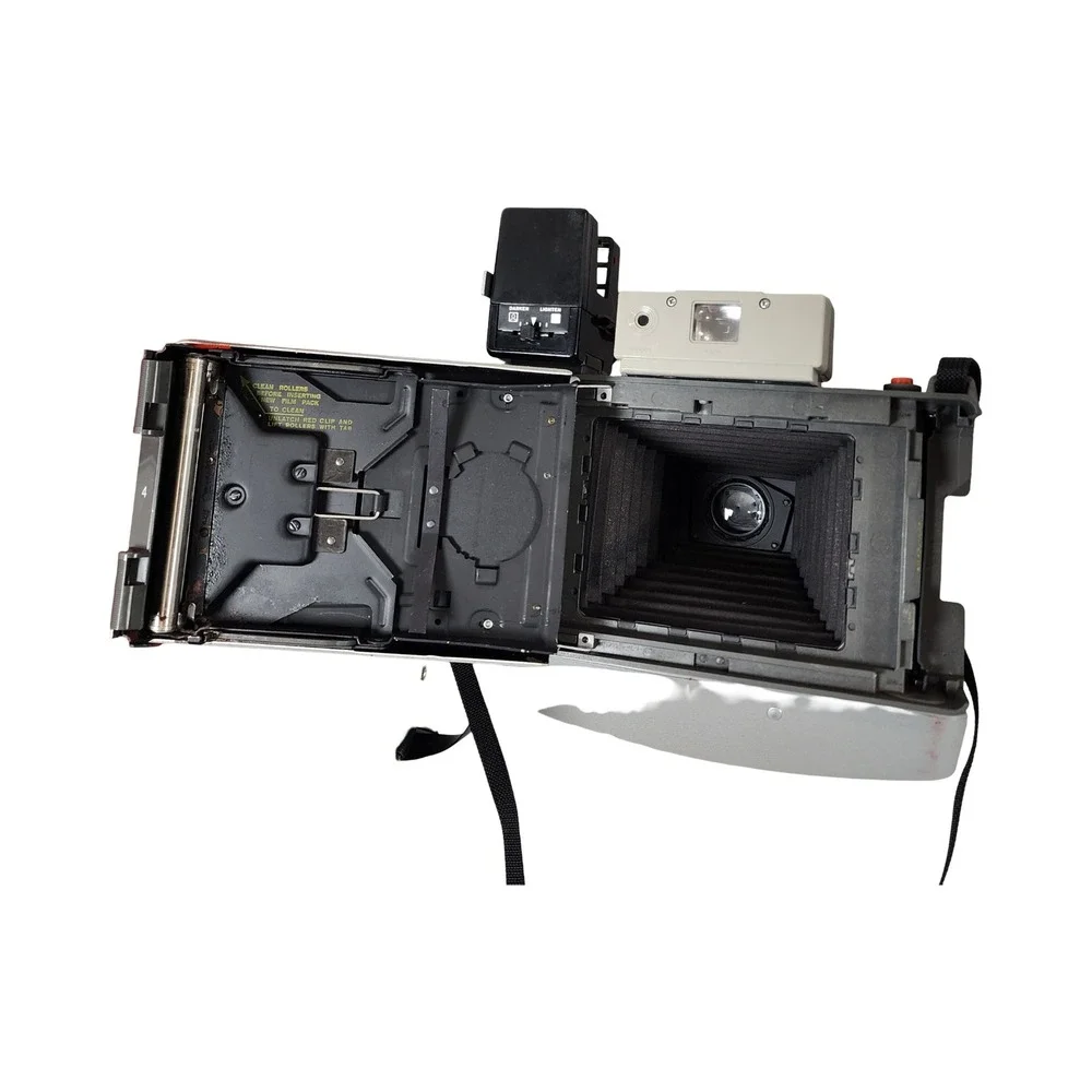 Polaroid‎ 420 Automatic Land Camera Vintage Set with Case Flashcubes Manual