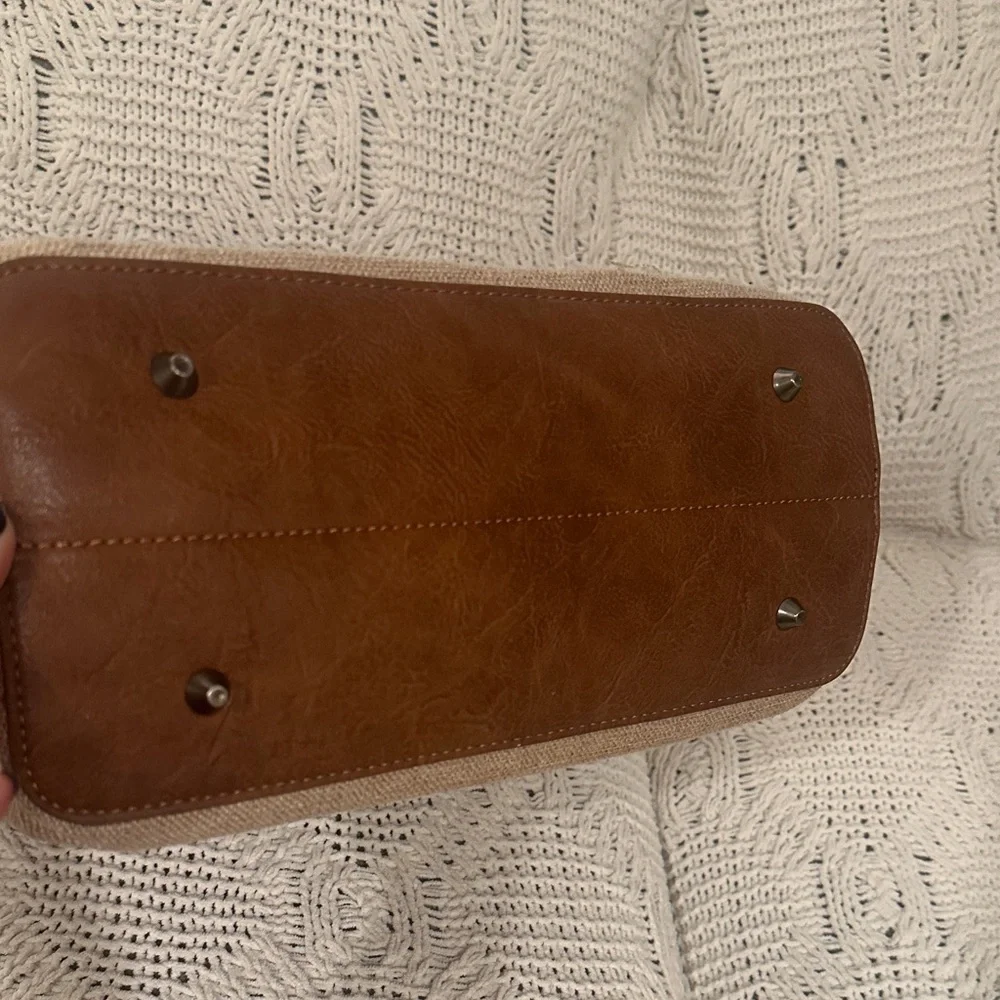 Wrangler Cowboy Print Tan and Brown Messenger Bag