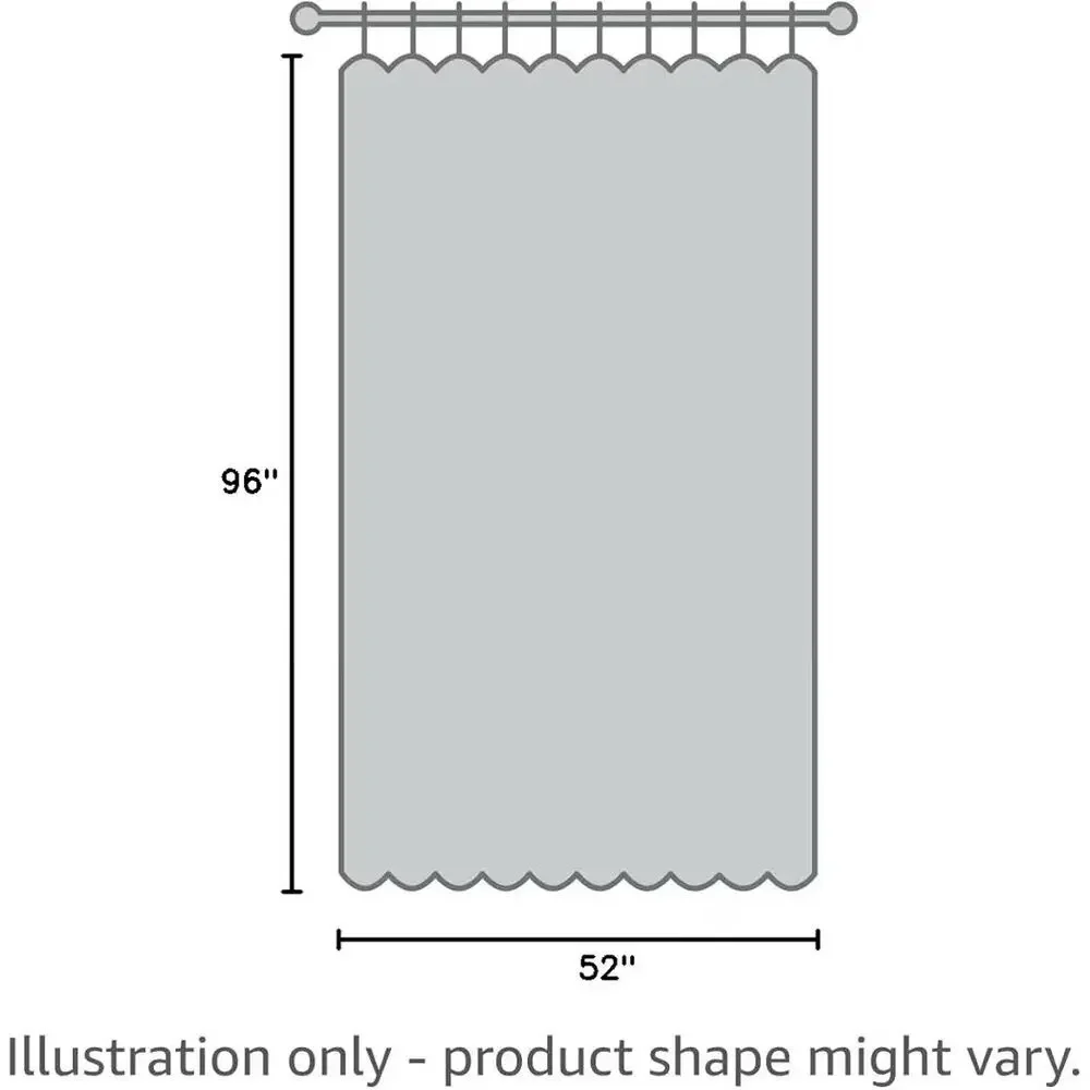 100% Blackout Curtains 2 Panels, 52 X 96” each