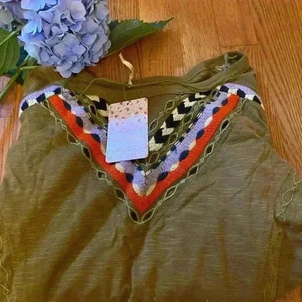 Free People colorful embroidered