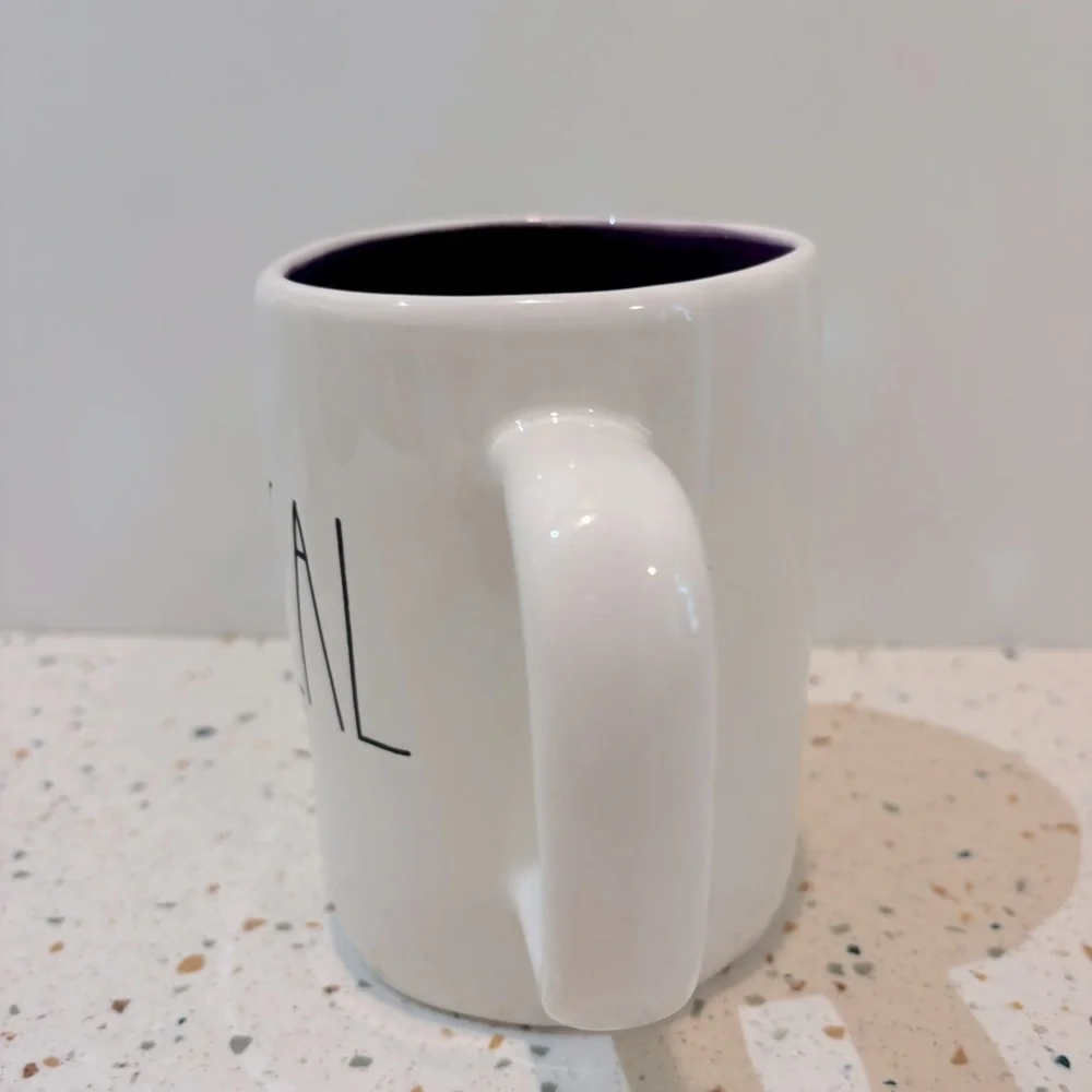 Rae Dunn material ceramic purple
