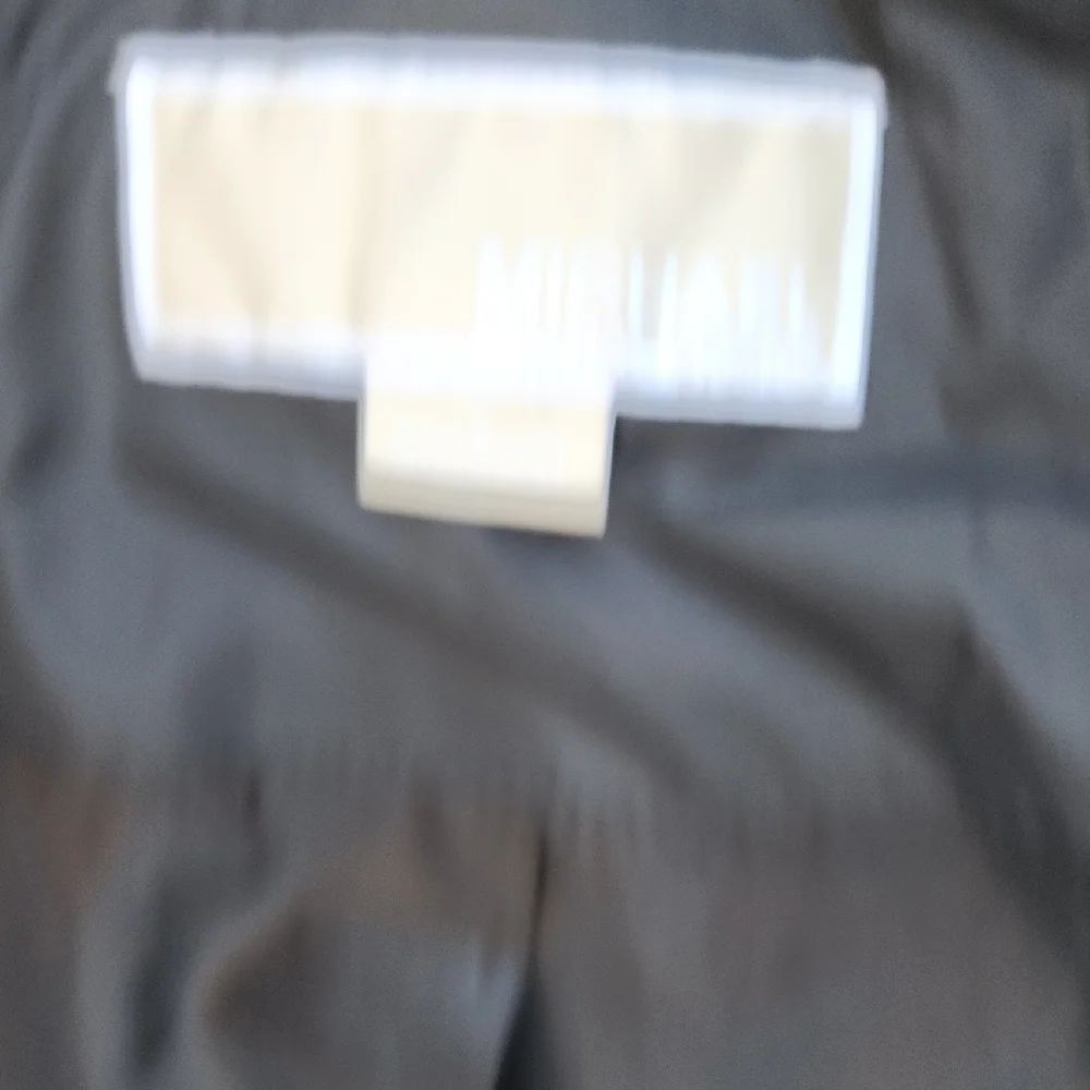 Michael Kors Large Black Puffer Coat with Gold Zippers
