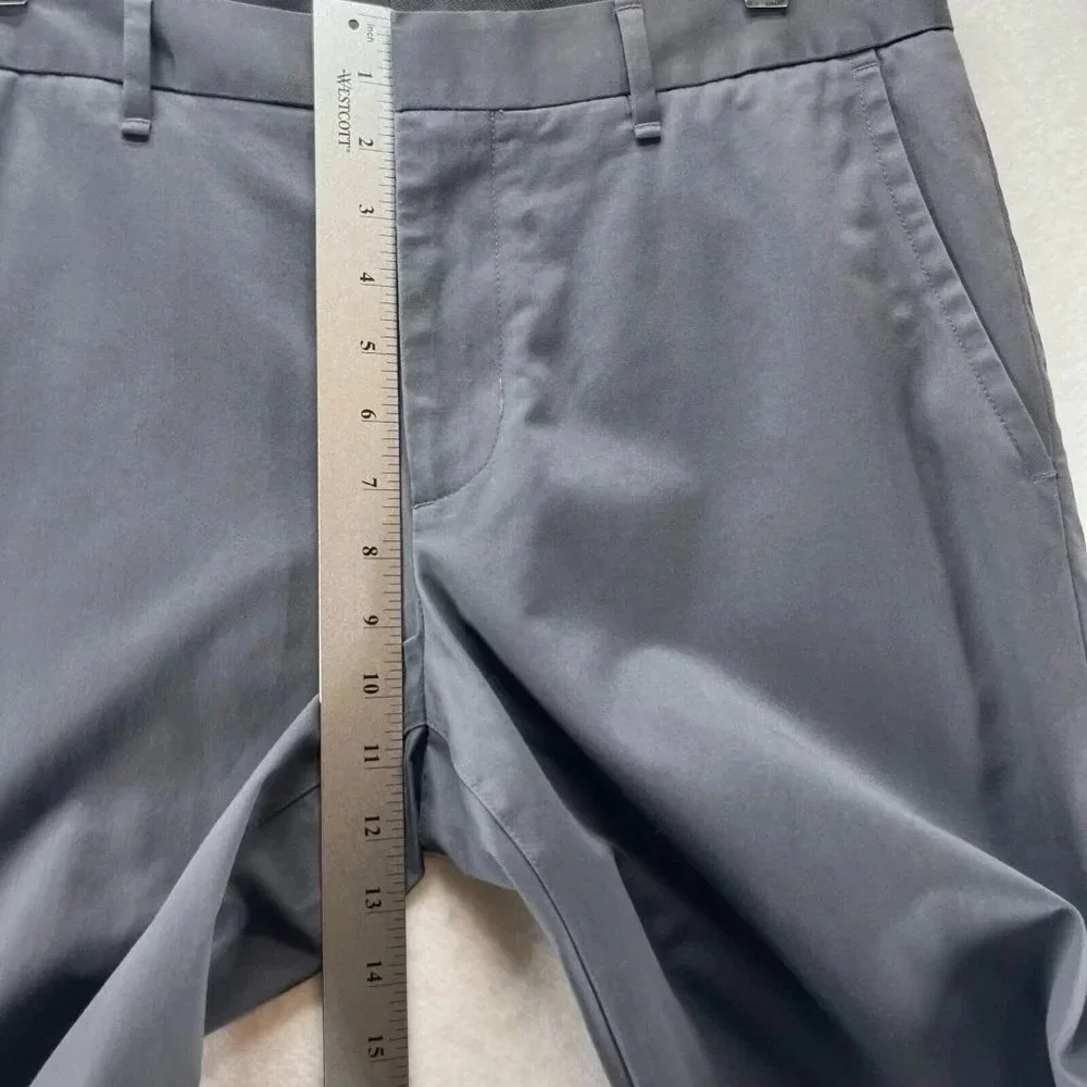 Bonobos Pants Mens Sz 32 Chino Straight Fit Stretch Twill Cotton Gray