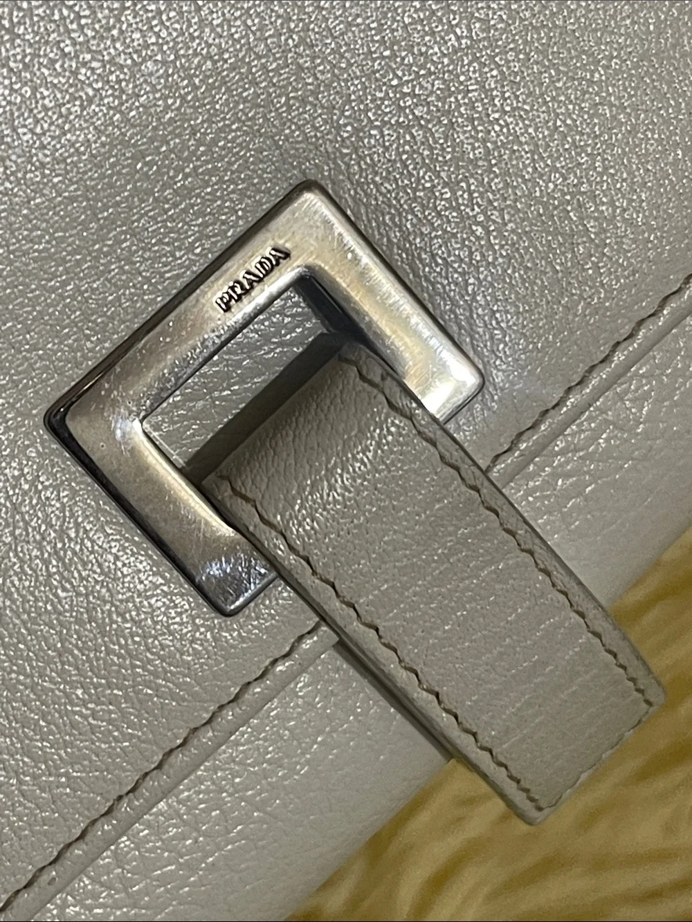 Prada leather flap
