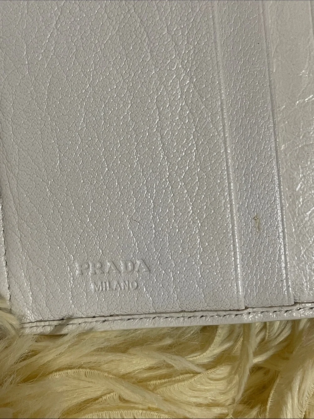 Prada leather flap