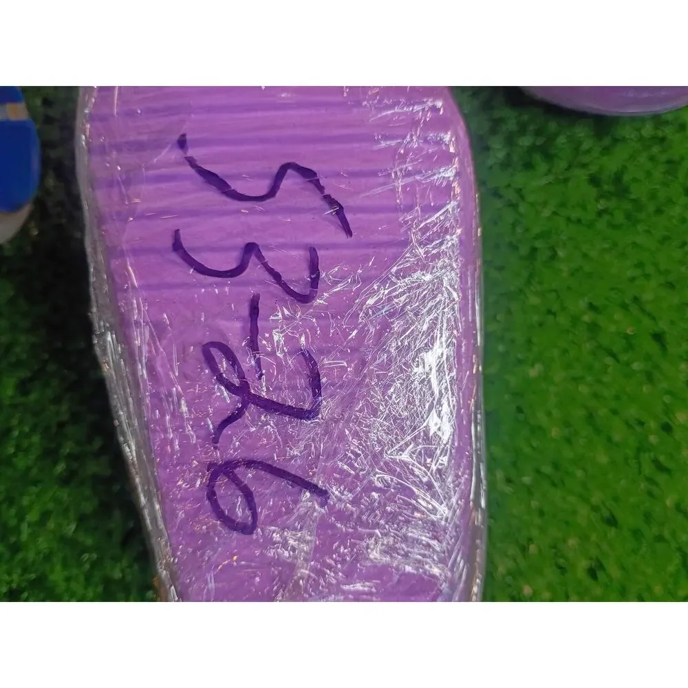 NWT Cat & Jack Toddler Girl's Purple Glitter Slip-On Clogs Size 5