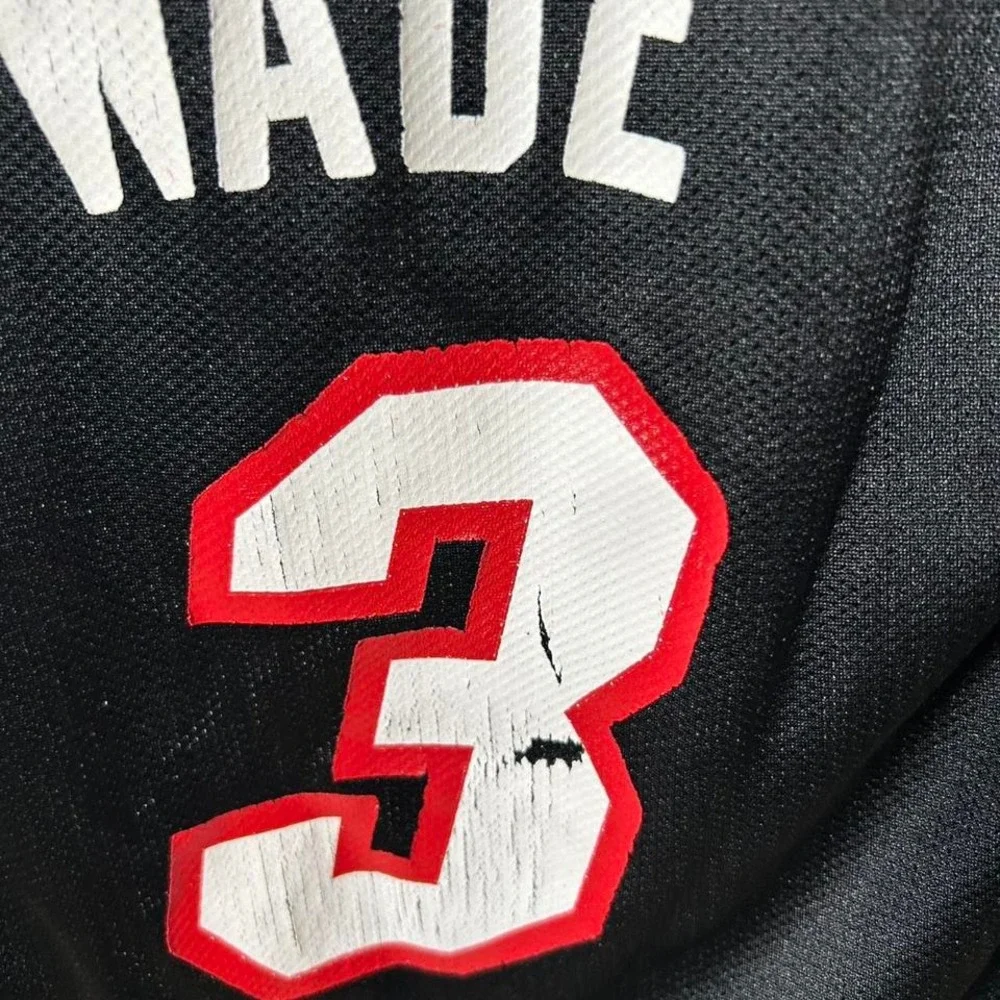 Miami Heat Dwayne Wade #3 Adidas Jersey Black Sz XL‎