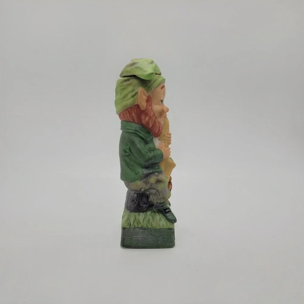 Vintage 1975 Hoffman Original Leprechaun Saxophone Sherry Decanter Figurine