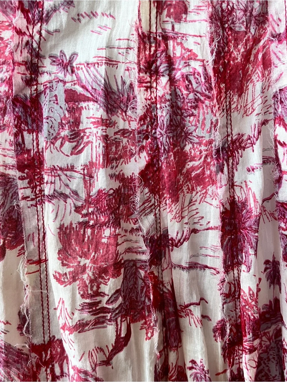 Free People Tropical Toile 100% Cotton Sleeveless Maxi Dress Size S