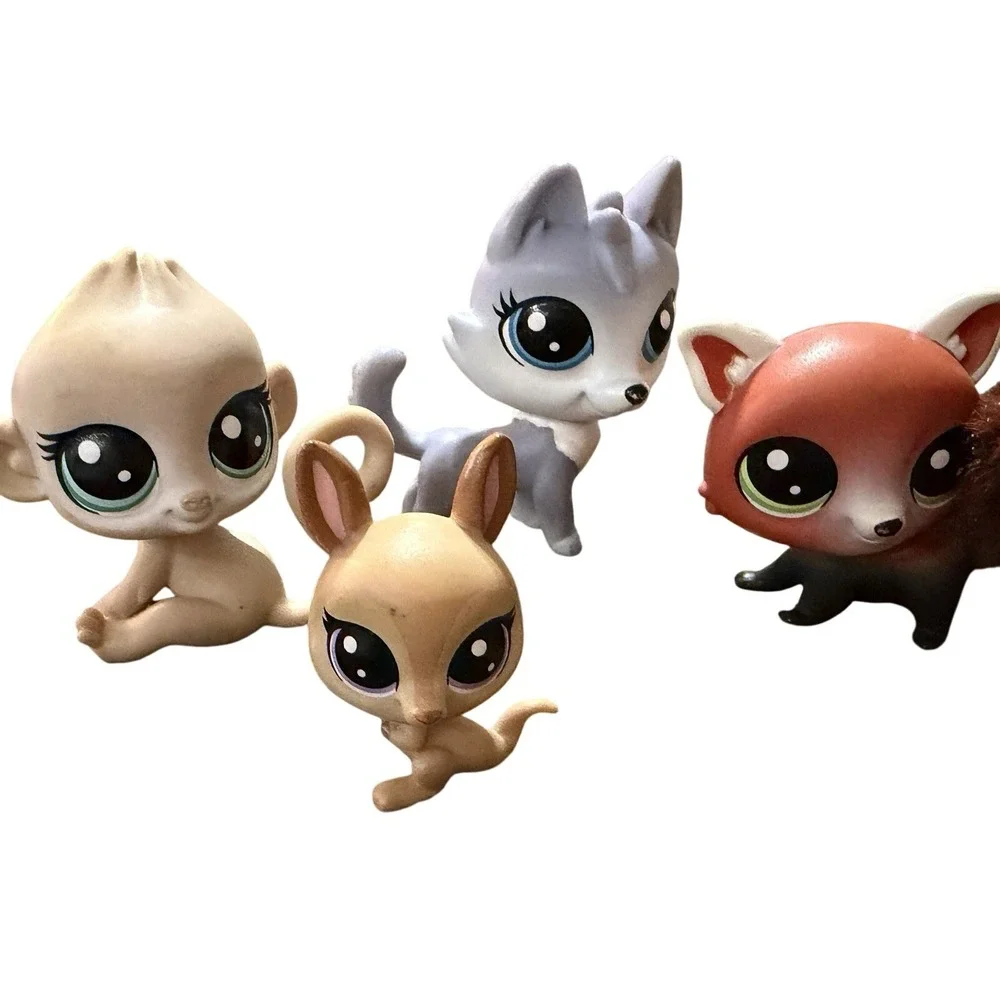 Littlest Pet Shop Lot of 6 Pets Accessories Redley Red Tail Easter Basket LPS‎