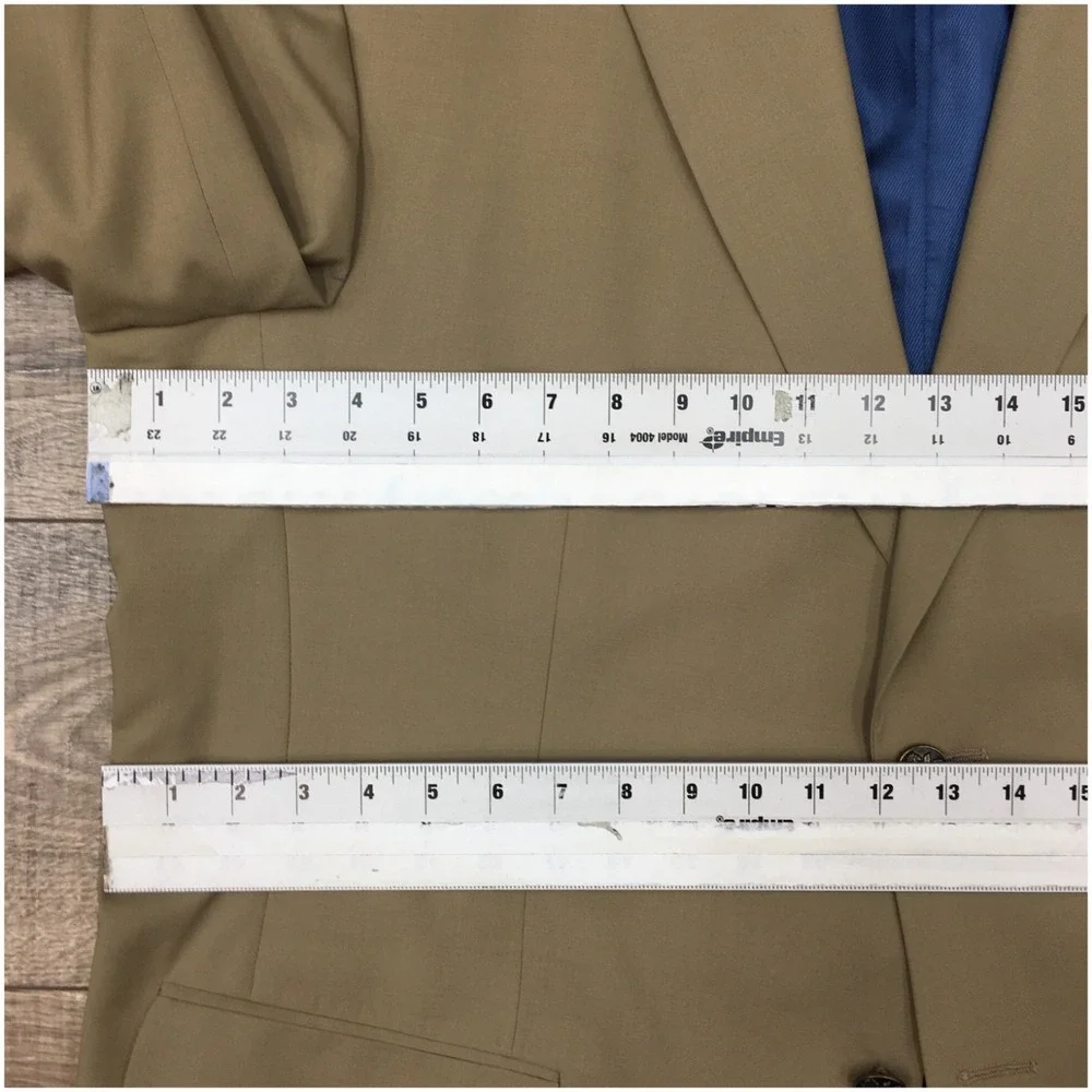 PAUL FREDRICK Mens Wool Blazer Sport Coat Casual Jacket Size 50L Classic Suit