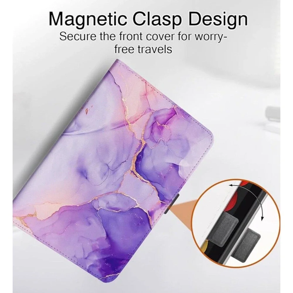Case for iPad Pro 9.7 Inch 2016 Purple Marble
